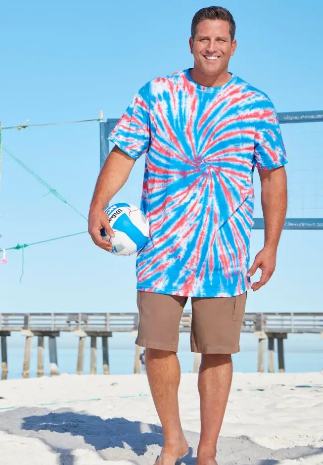 Lightweight Tie-Dye Crewneck Tee