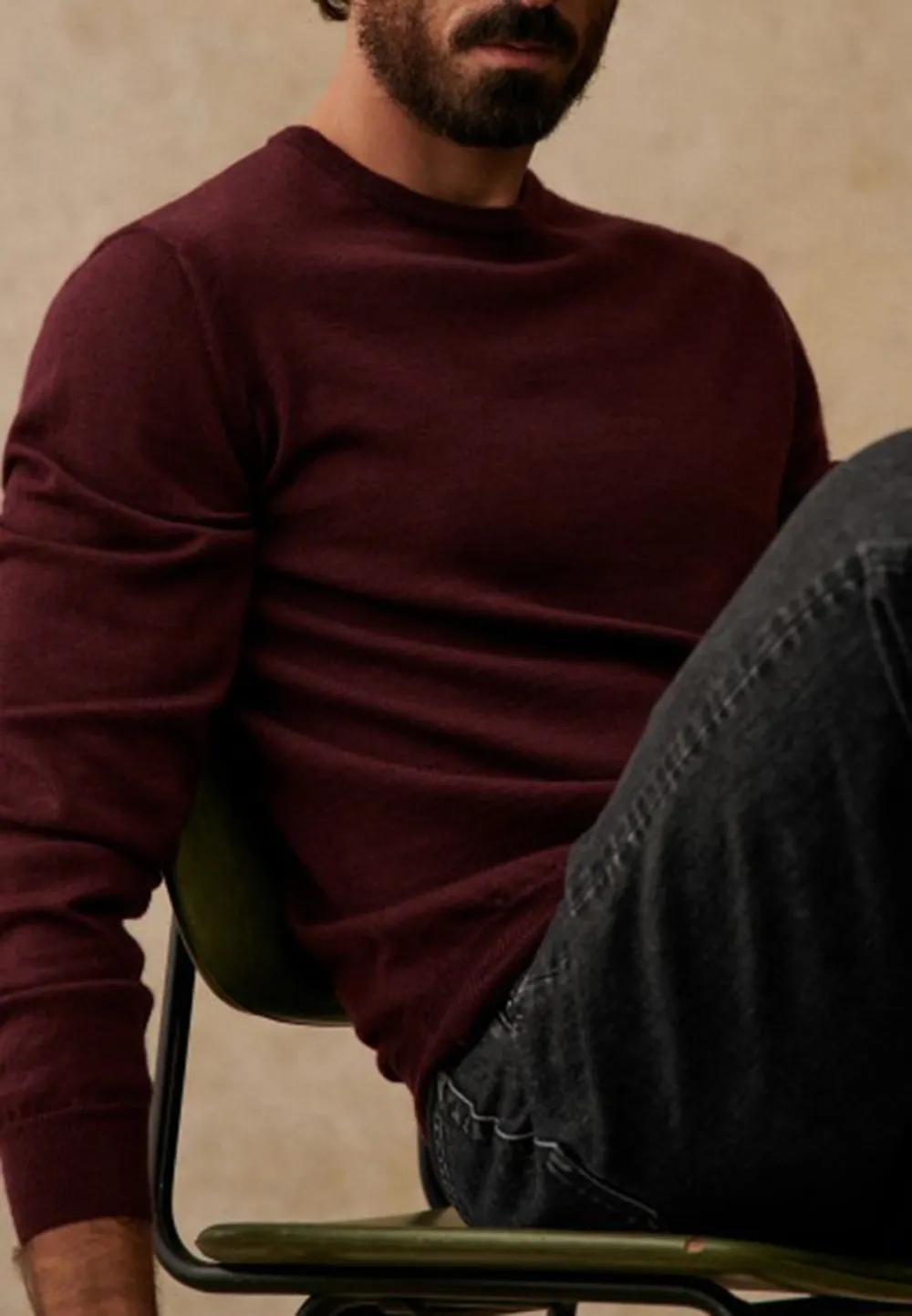 Sweater-Burgundy