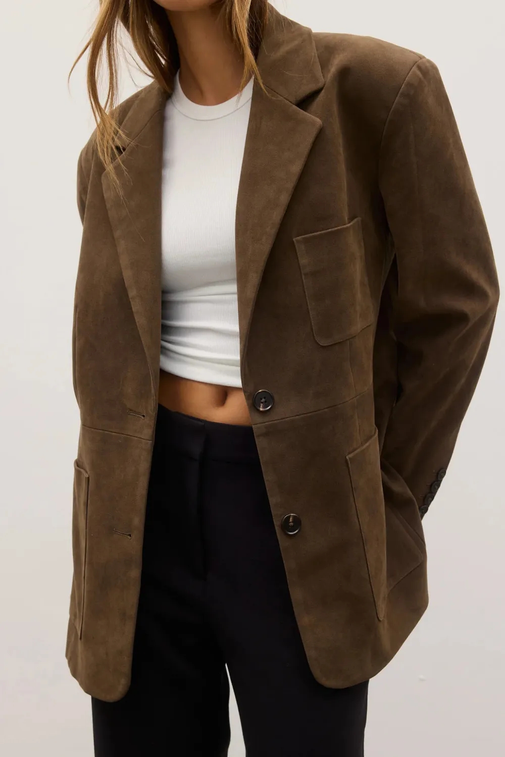 Minimalist High-End Cut Suit Jacket