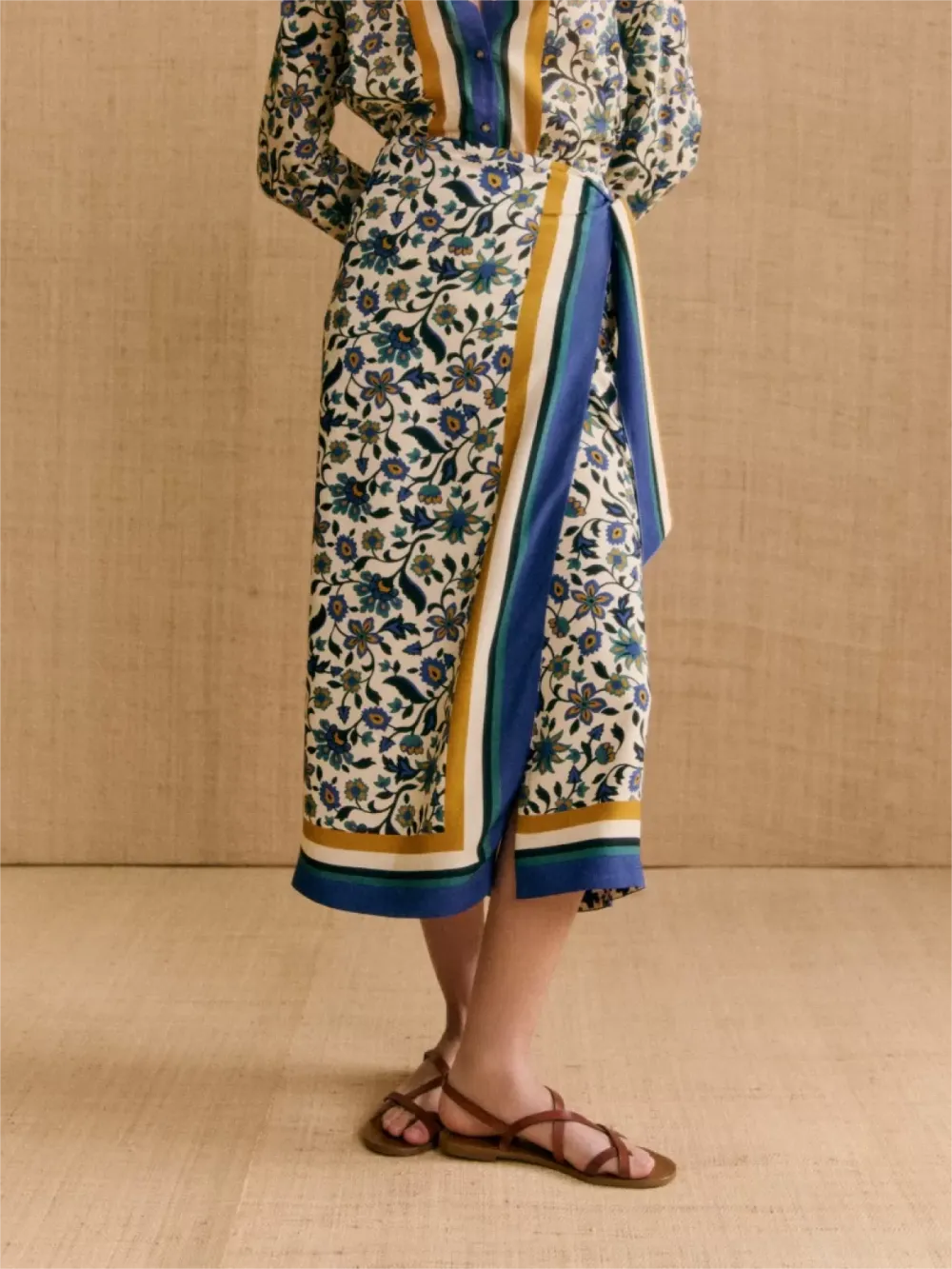 Linen Fabric Material Skirt