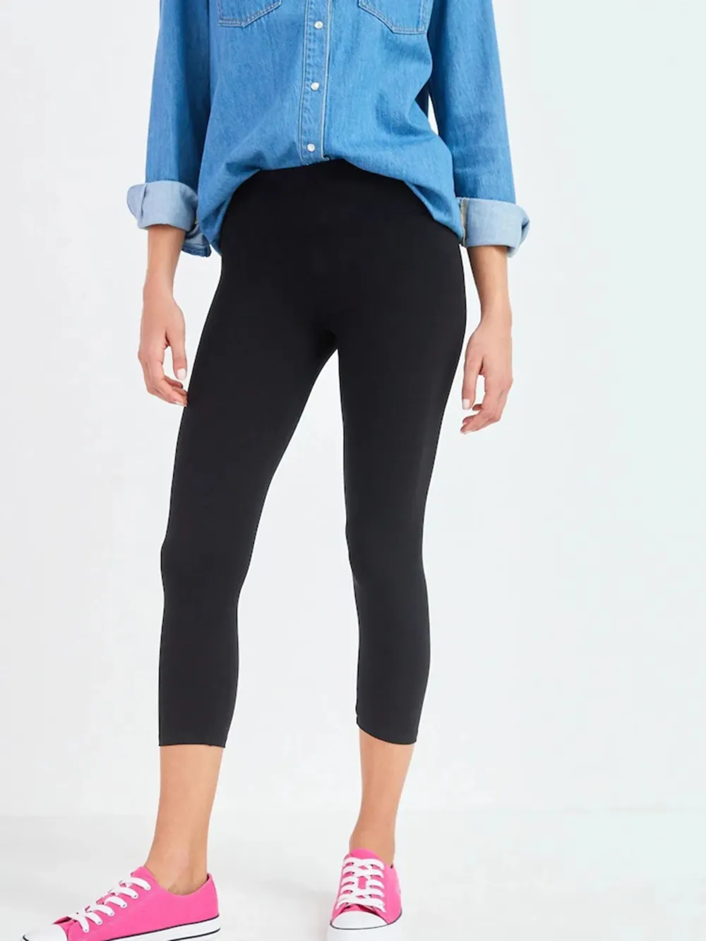 Solid Color Leggings For Sports And Leisure