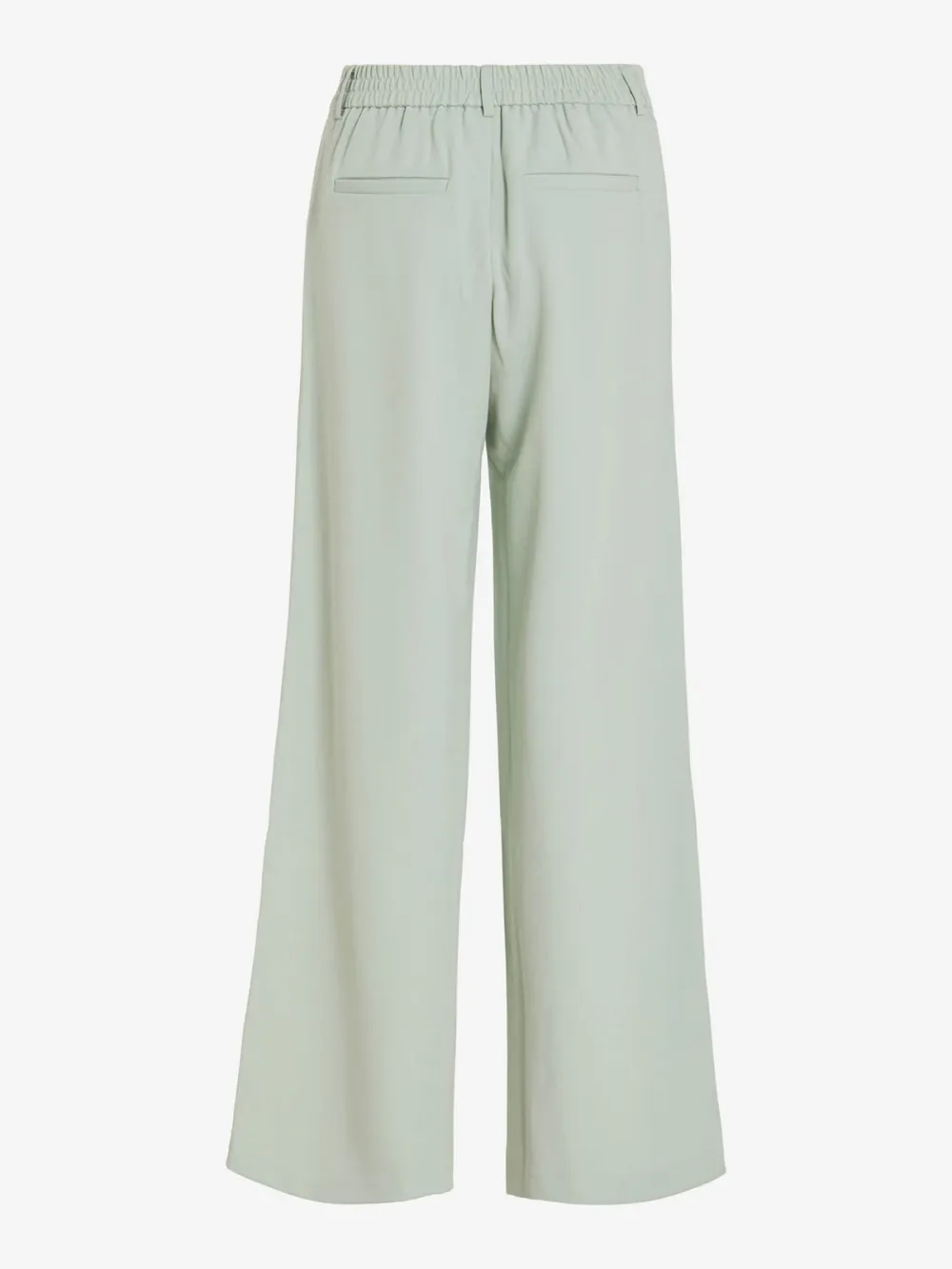 Wide Leg Pleat-Front Pants