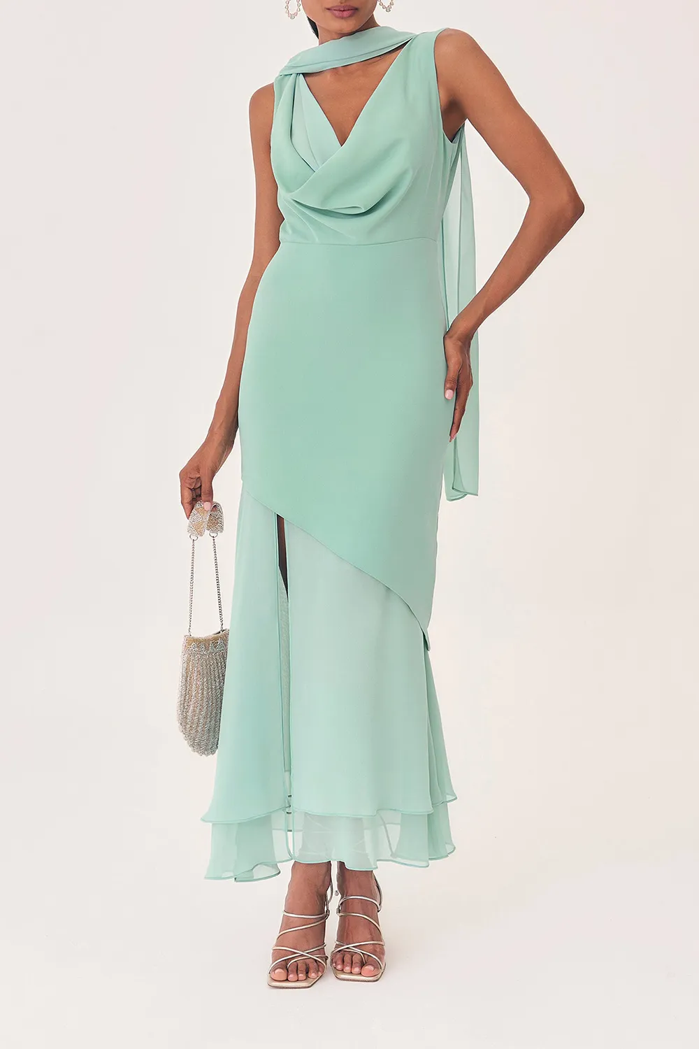 Tulle Fishtail Dress