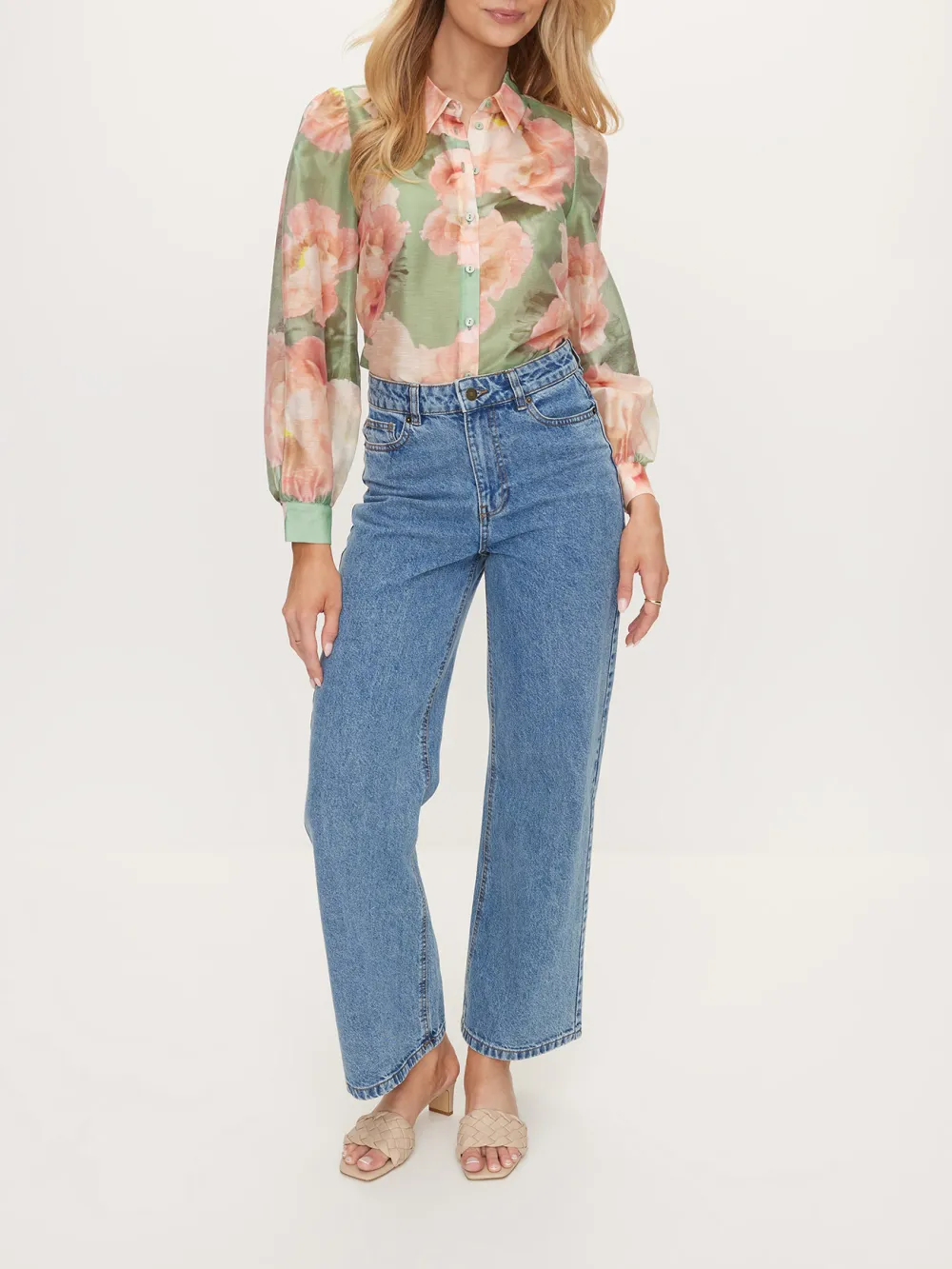 Daily Pearl Puff Sleeve Shirt