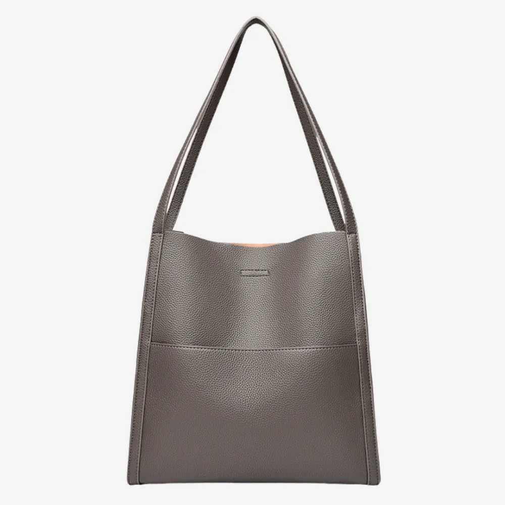 Utility Vegan Leather Shoulder Bag