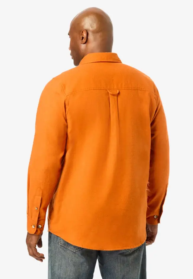 Signature Solid Flannel Shirt