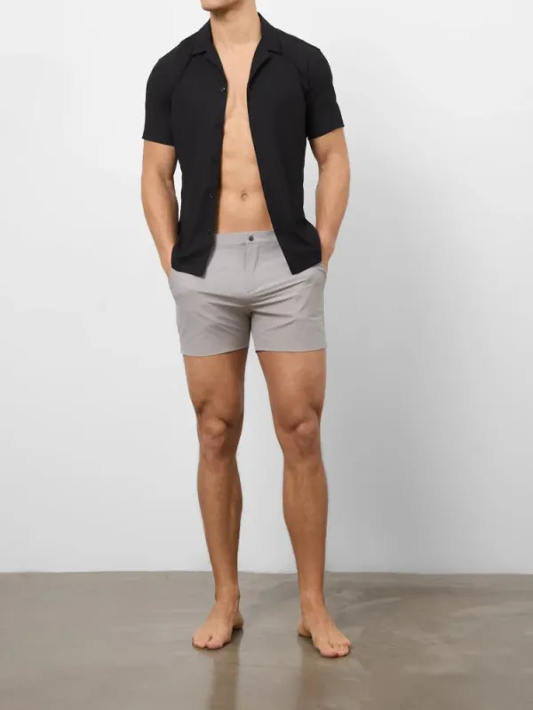 In Black  Leisure Daily Swim Short