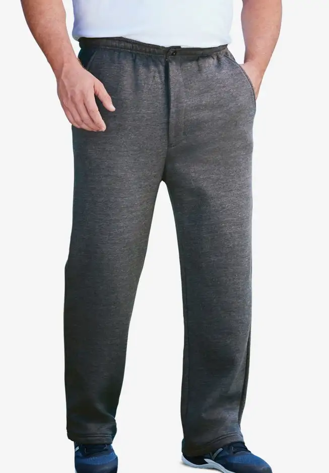 Fleece Zip Fly Sweatpants