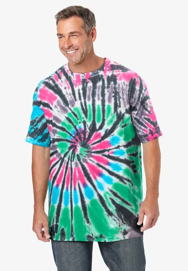 Lightweight Tie-Dye Crewneck Tee