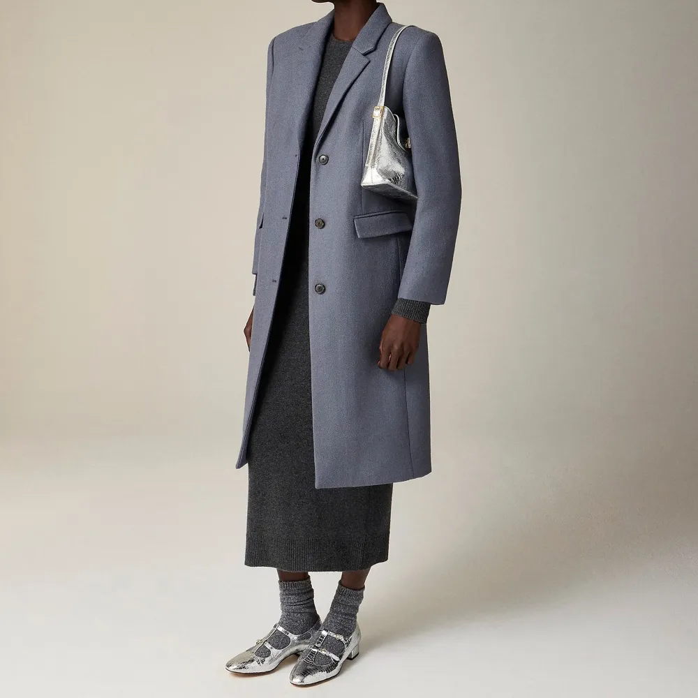Wool-Blend Melton Topcoats