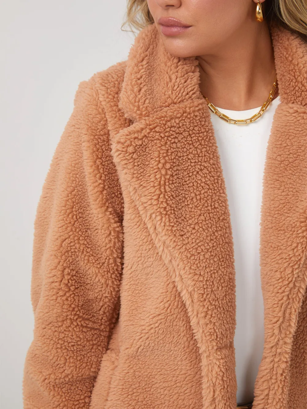 Caramel Daily Long sleeves Jacket