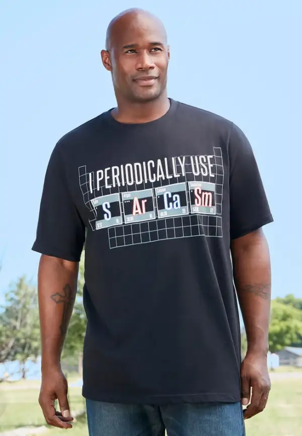 KingSize Slogan Graphic T-Shirt