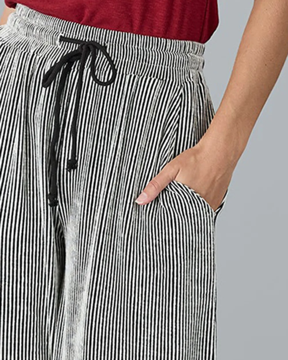 Striped Wide Leg Pant