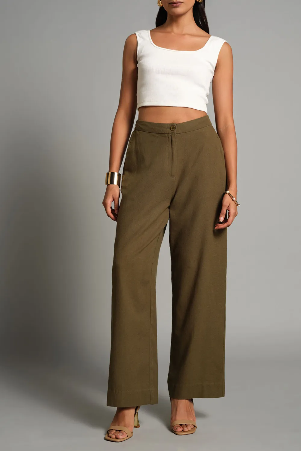 Daily High Waist Flair Pants
