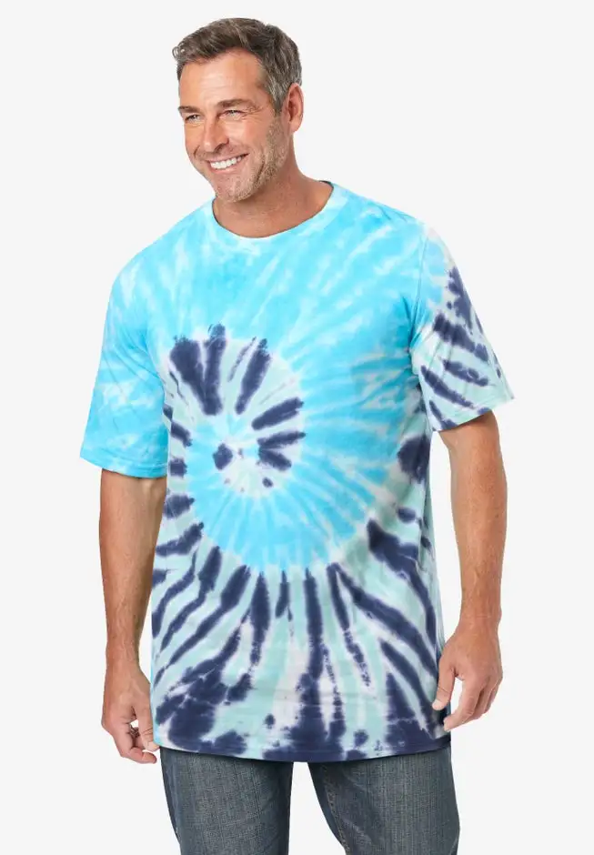 Lightweight Tie-Dye Crewneck Tee
