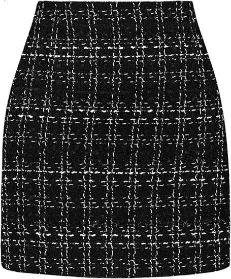 🎁Christmas Gifts🎁Women's High-Waisted Slim-Fit Plaid Mini Skirt