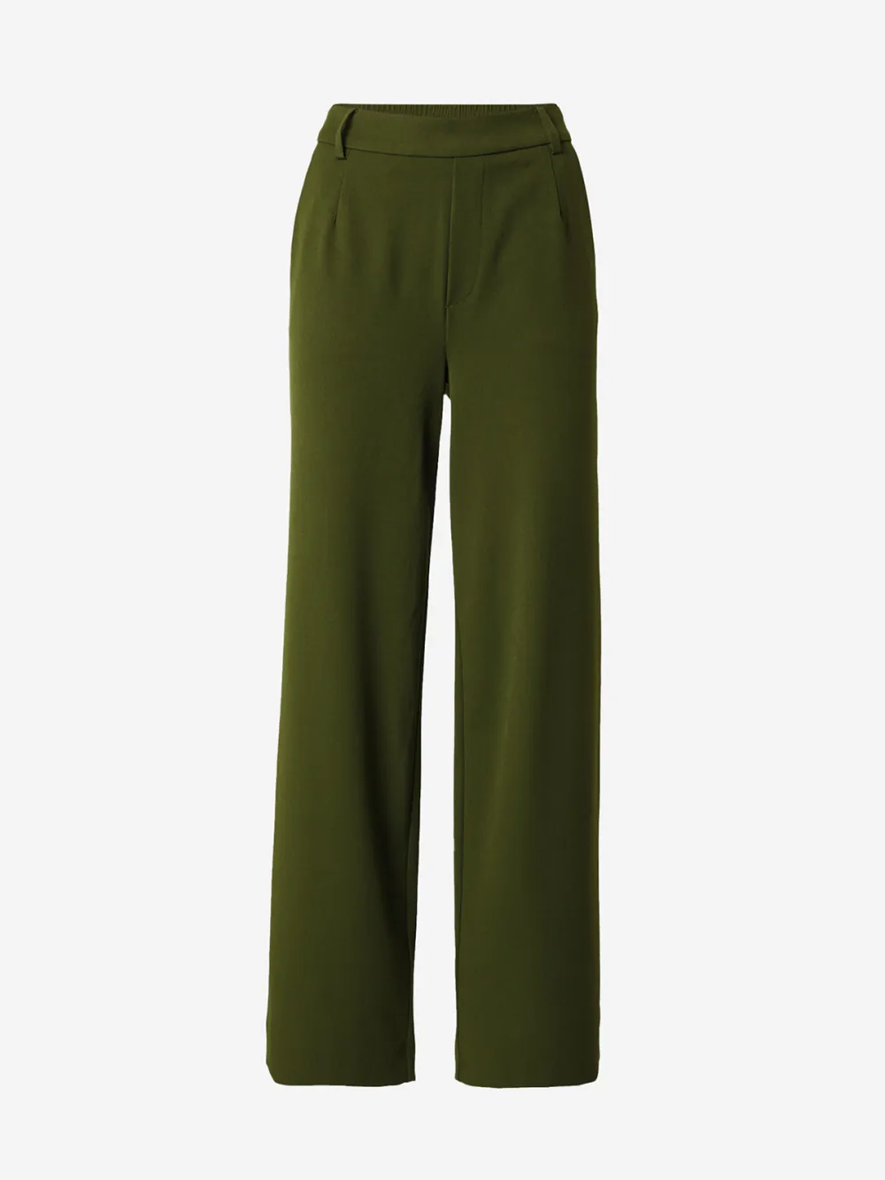 Wide Leg Pleat-Front Pants