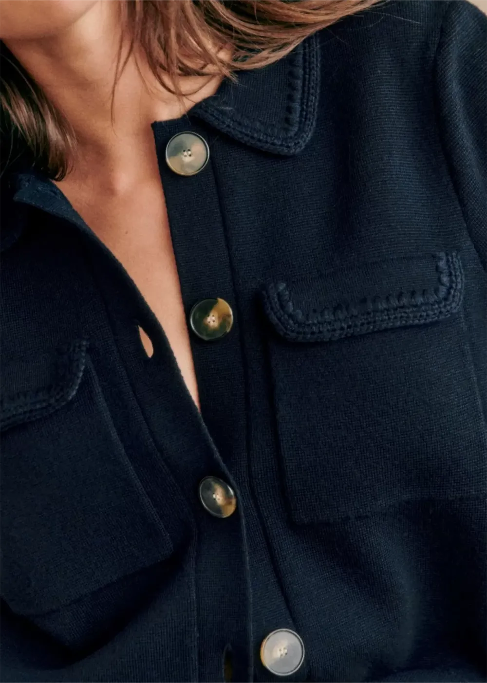 Lapel Collar Knitwear