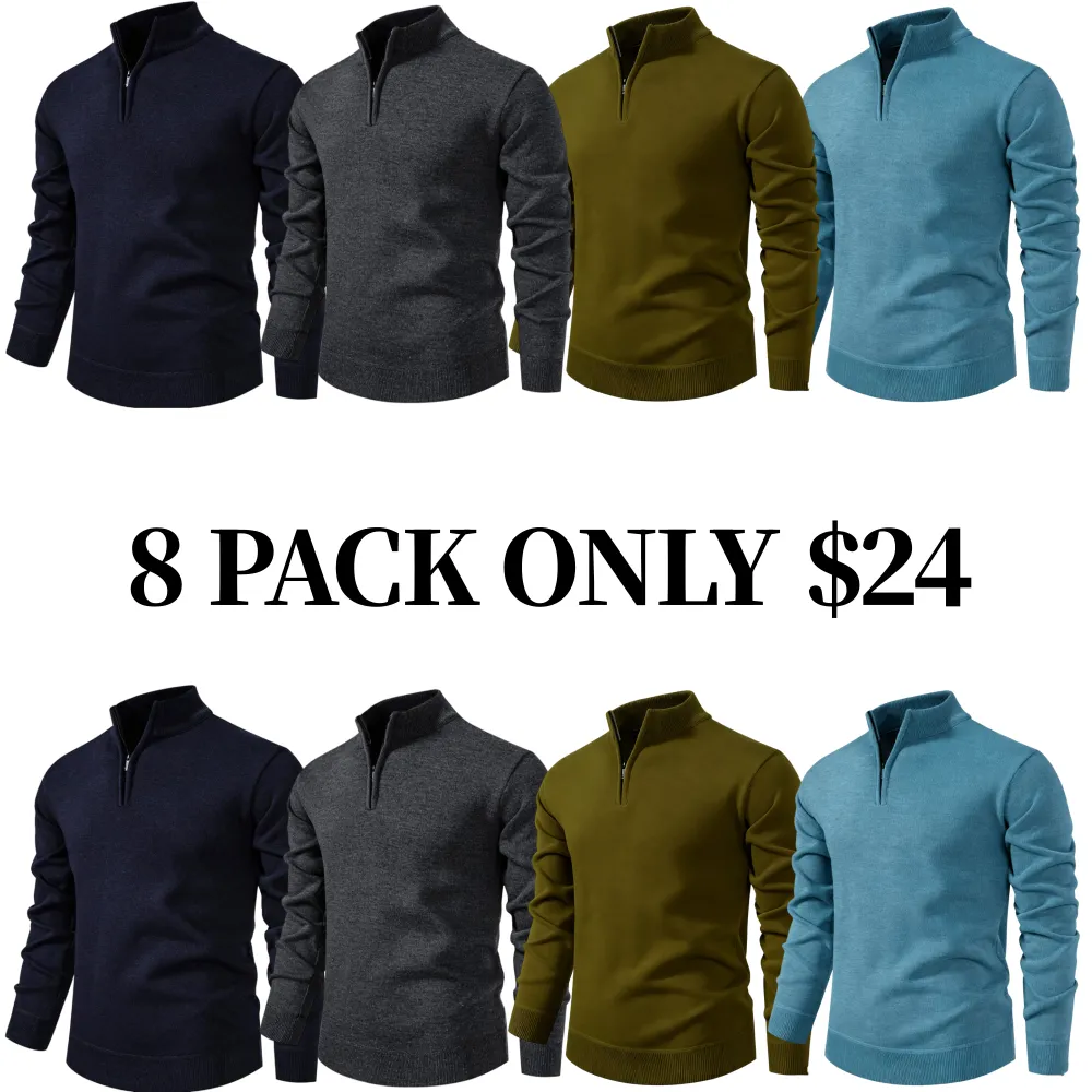 Men's Quarter Zip Sweater