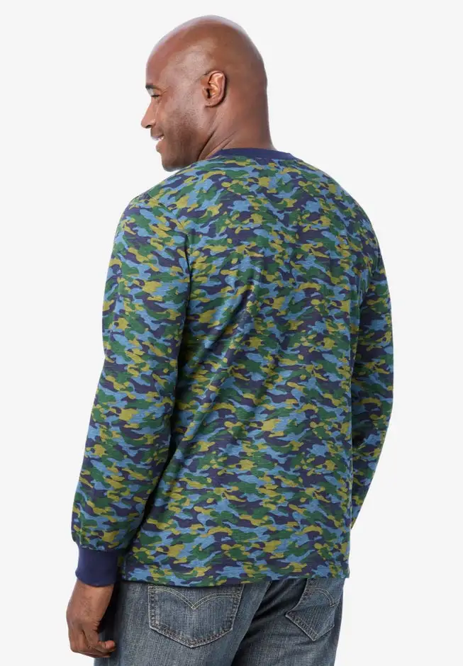 Heavyweight Crewneck Long-Sleeve Pocket T-Shirt