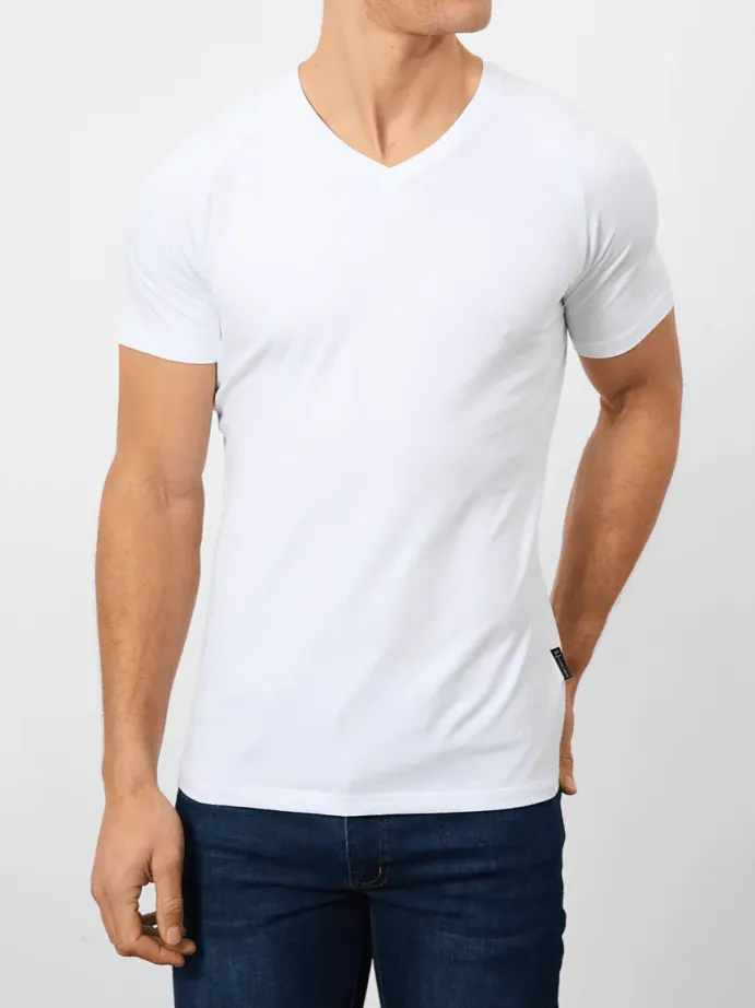 White Soft  Athletic Tees
