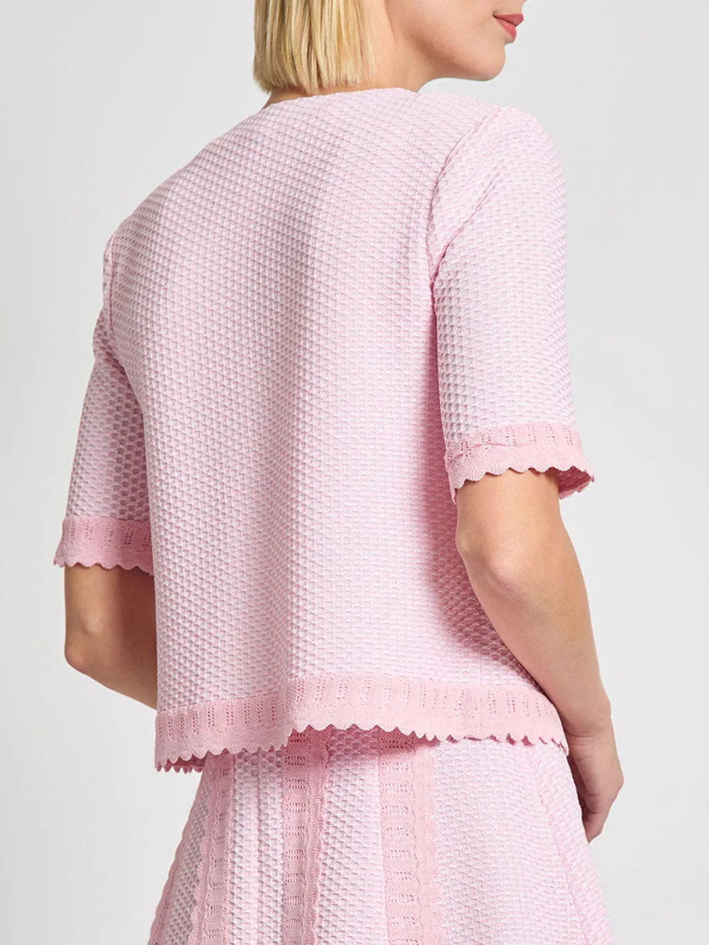 Short Sleeved Open Top Jacket