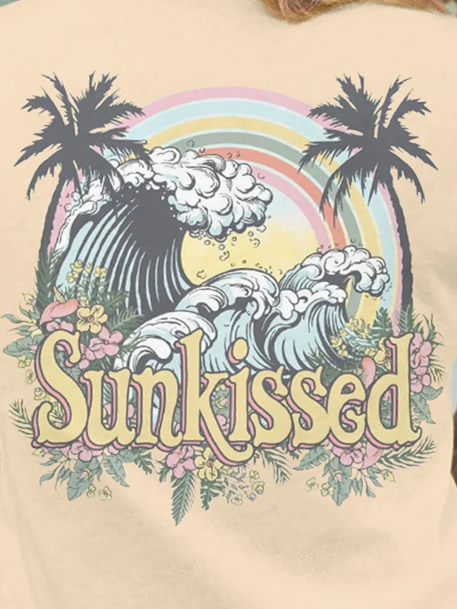 Sunkissed Beach - Back Printed Tee