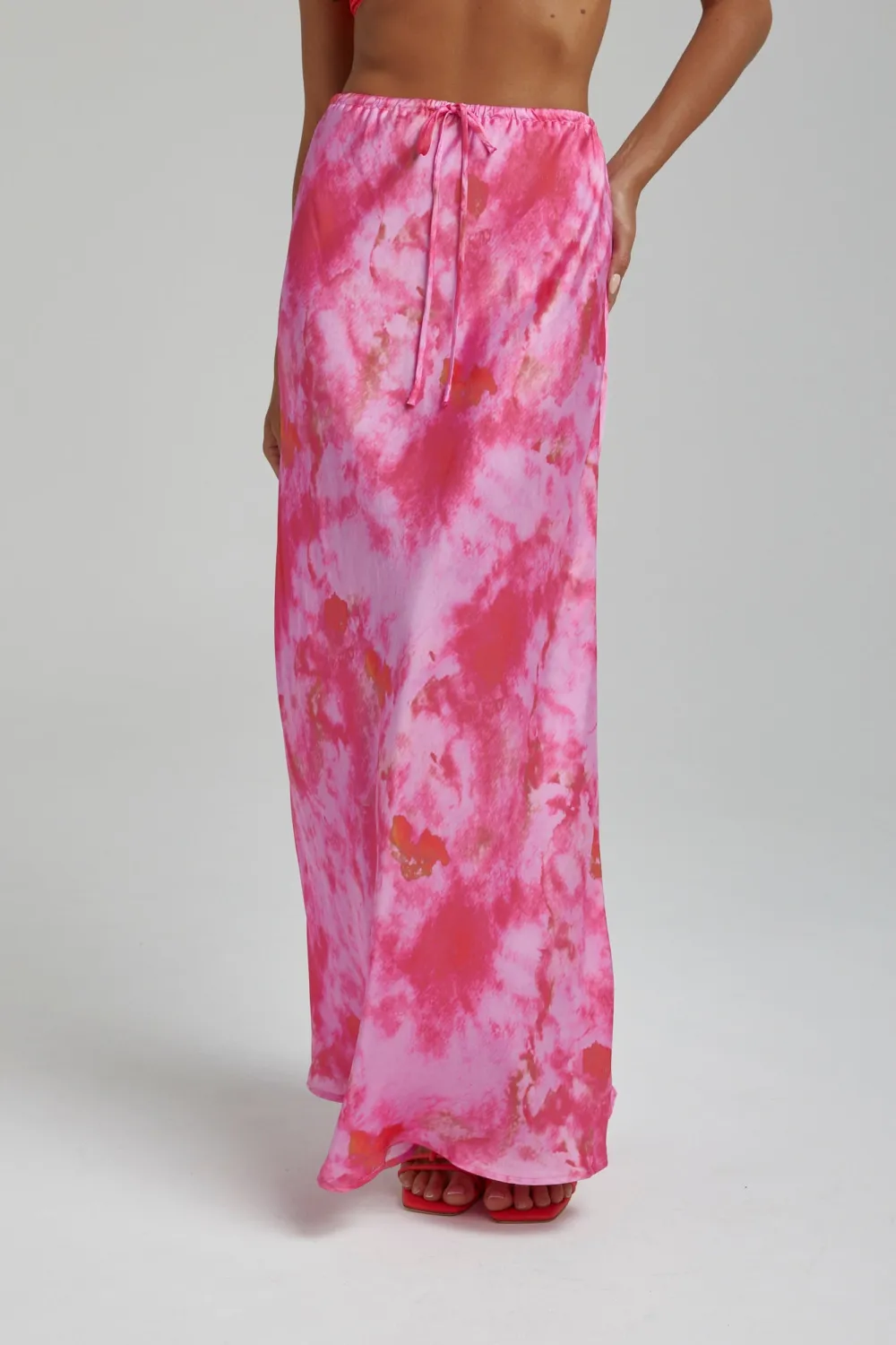 Pink Tie-Dyeing Soft Breathable Skirt