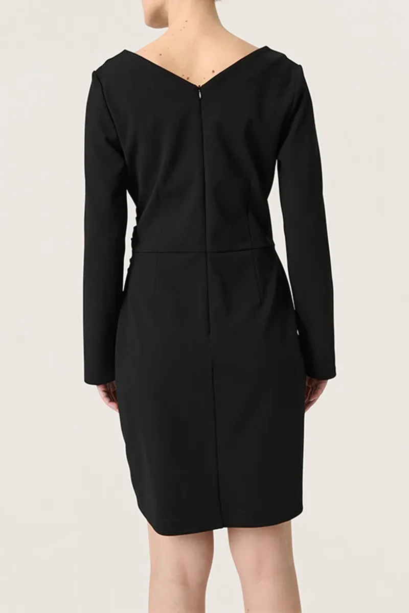 V Neck Wrap Style Long Sleeve Dresses