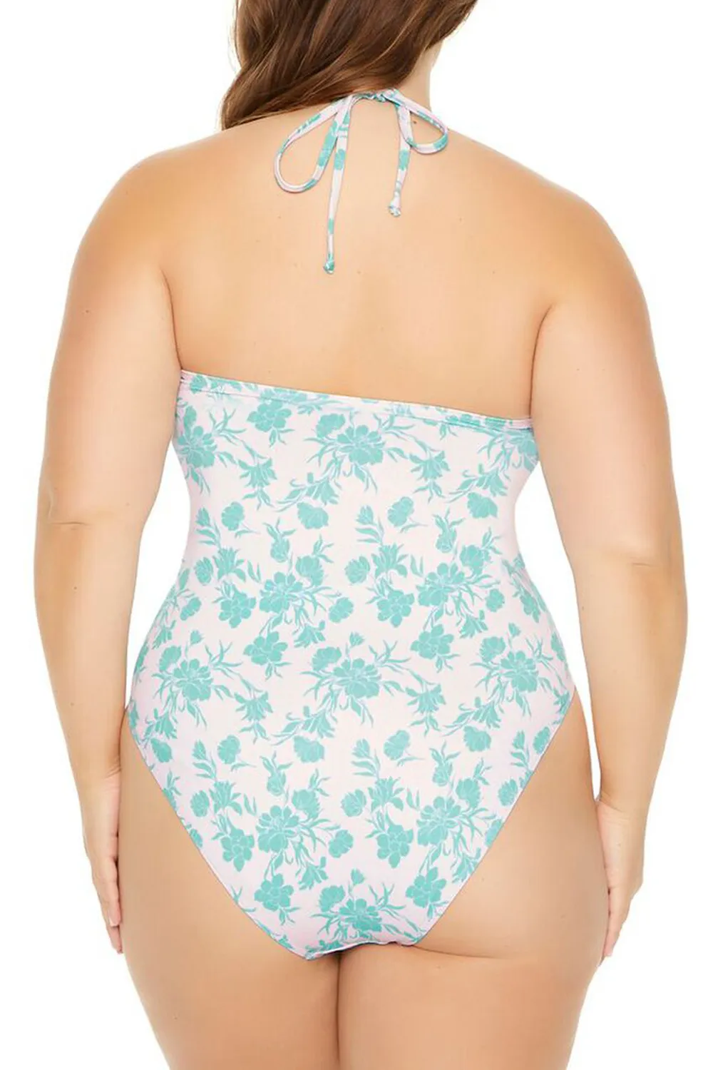 Plus Size Monokini One-Piece Swimsuit