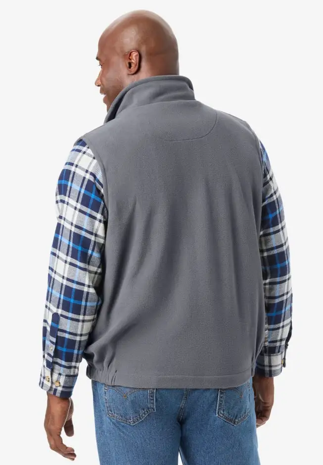 Explorer Plush Fleece Zip Vest