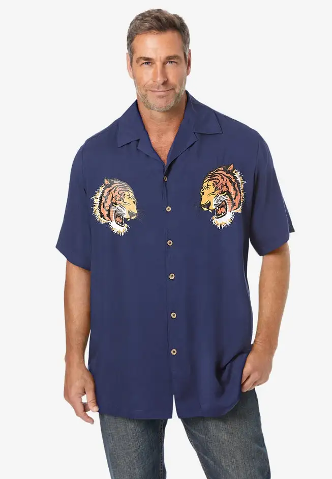 Colorblock Camp Shirt