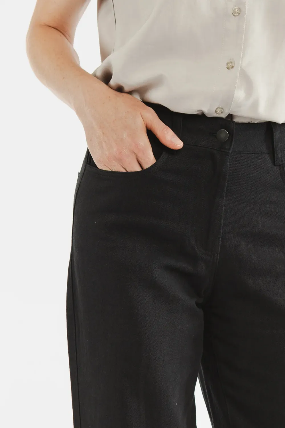 The Non-Stretch Black Pant