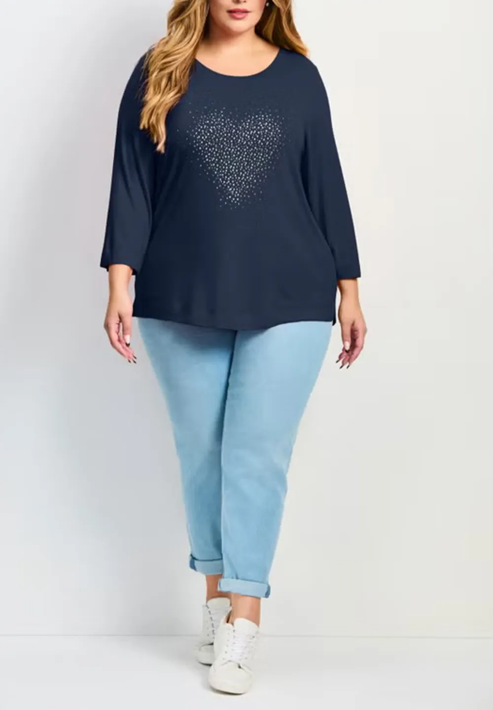 Round Neck Knitted T-Shirt