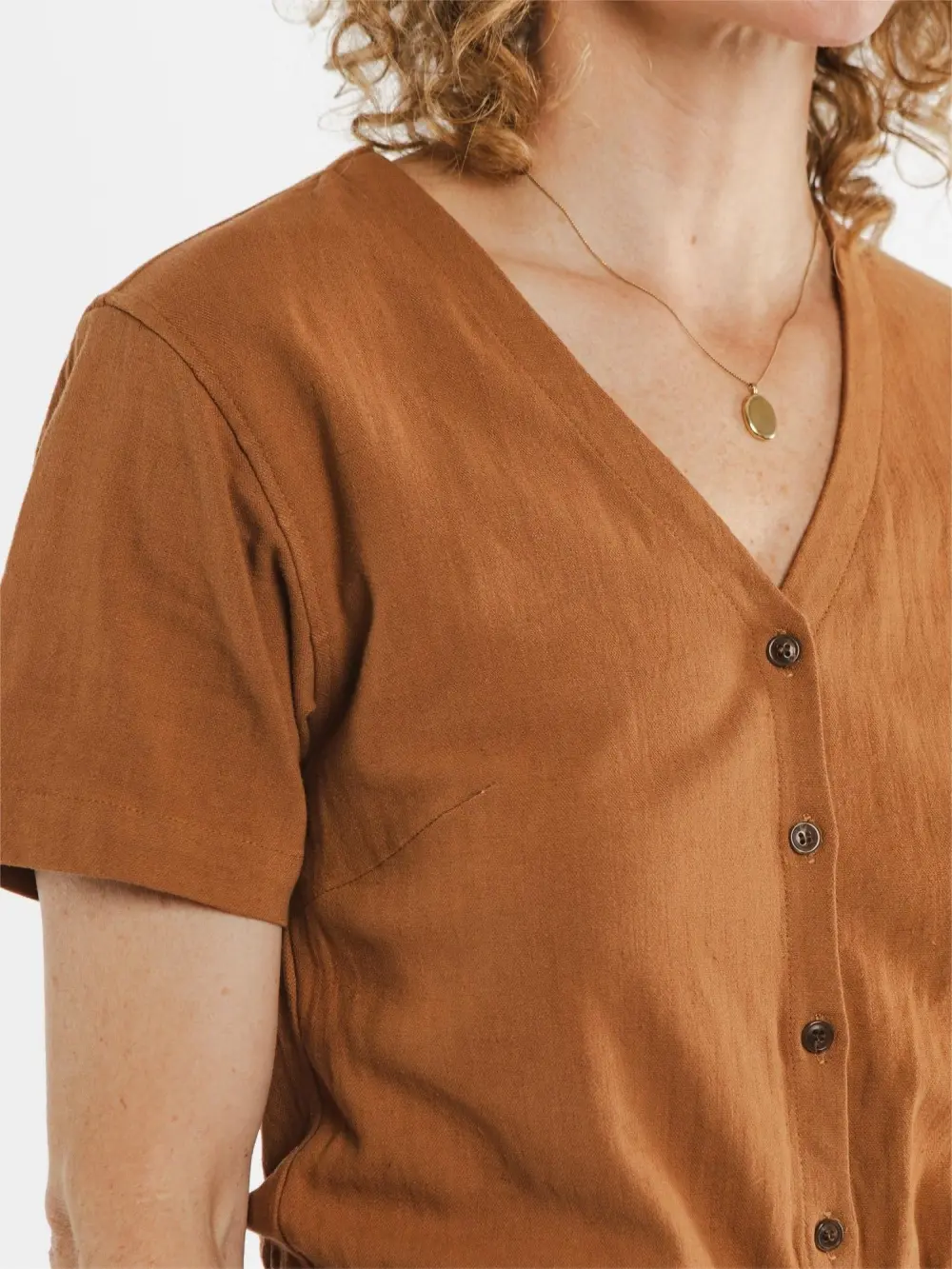 The V-Neck Commuting Jumpsuit