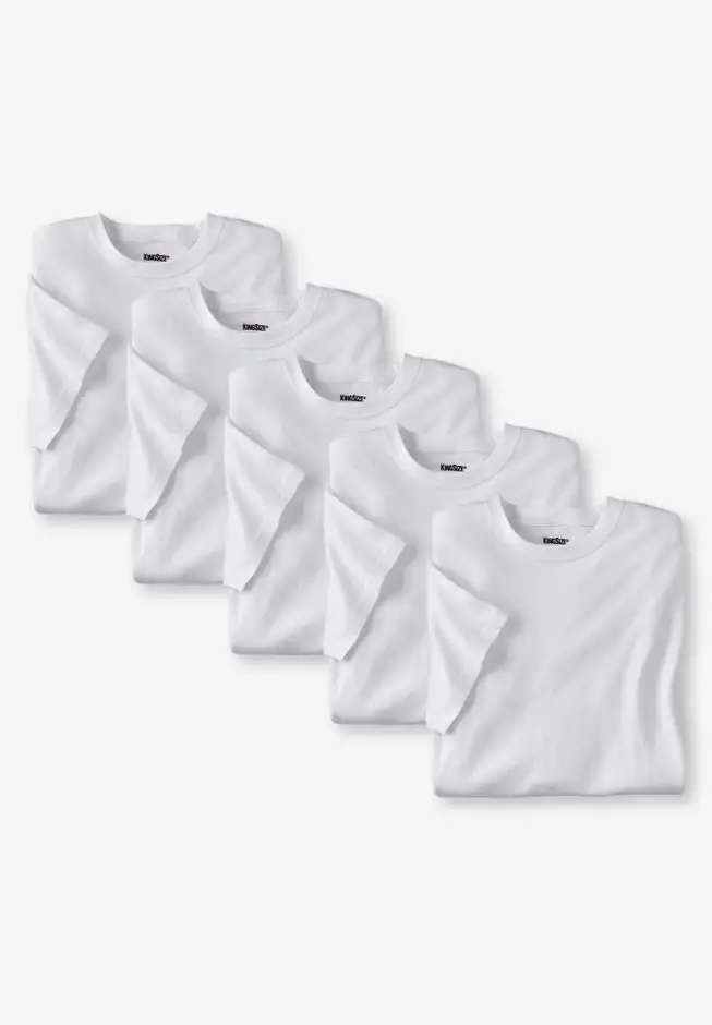 5-pack Cotton Crewneck Undershirts
