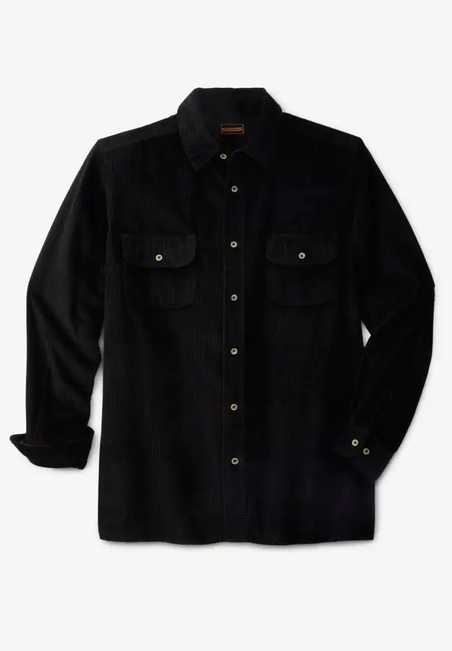 Long-Sleeve Corduroy Shirt