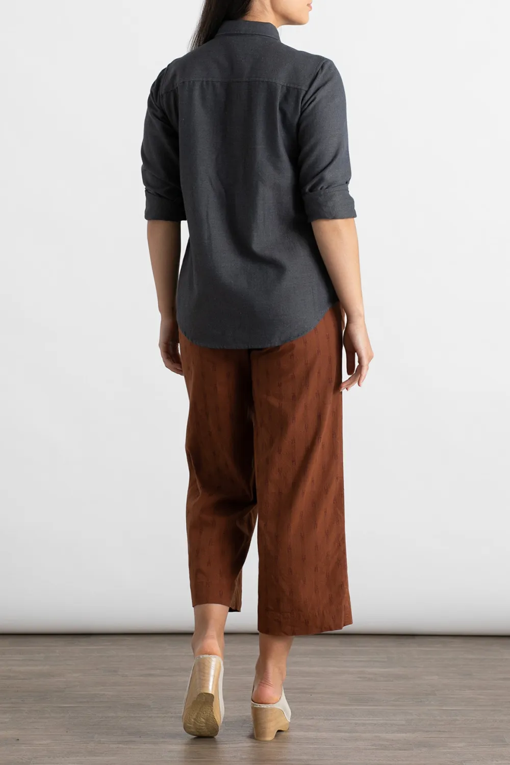 Button Front Loose Shirt