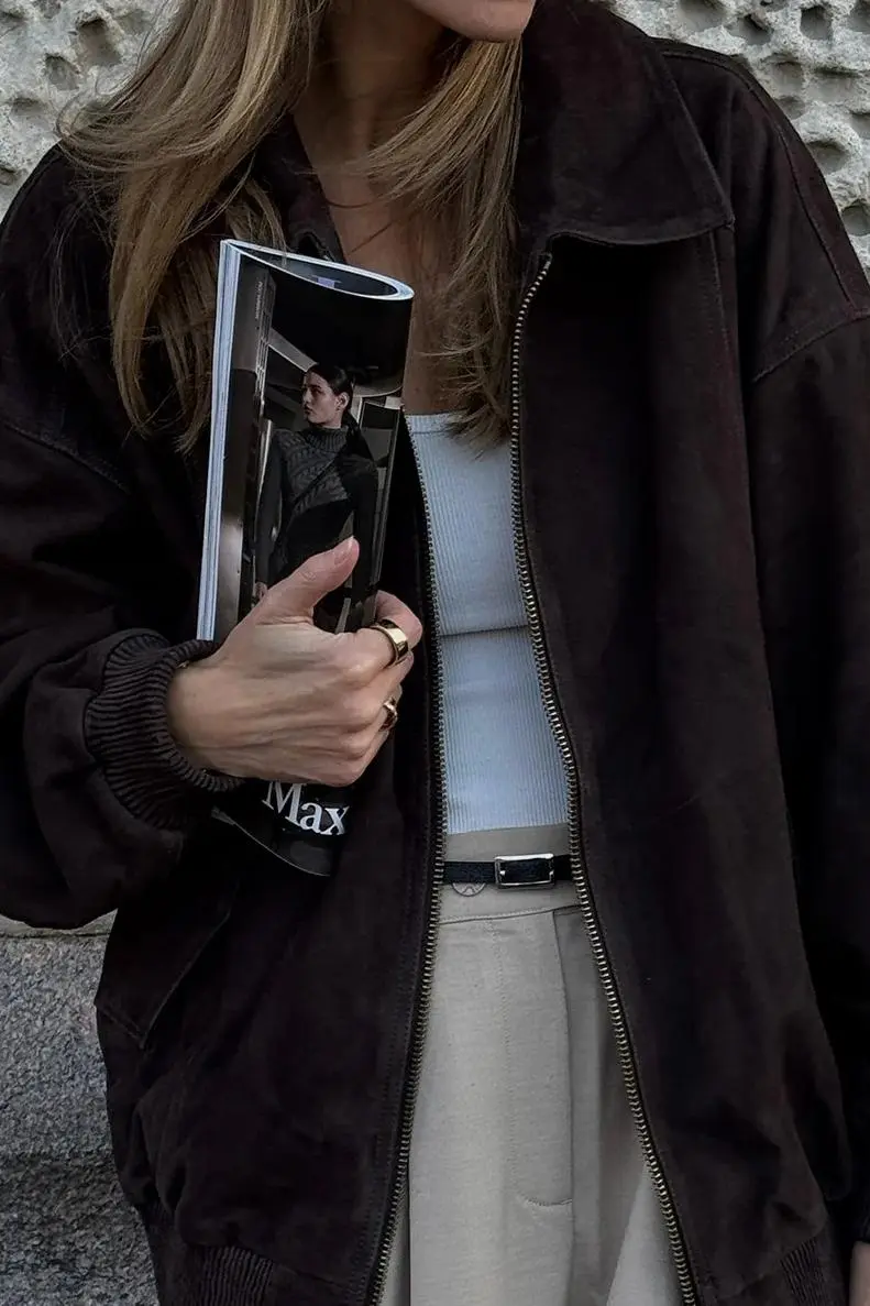 BROWN JACKET