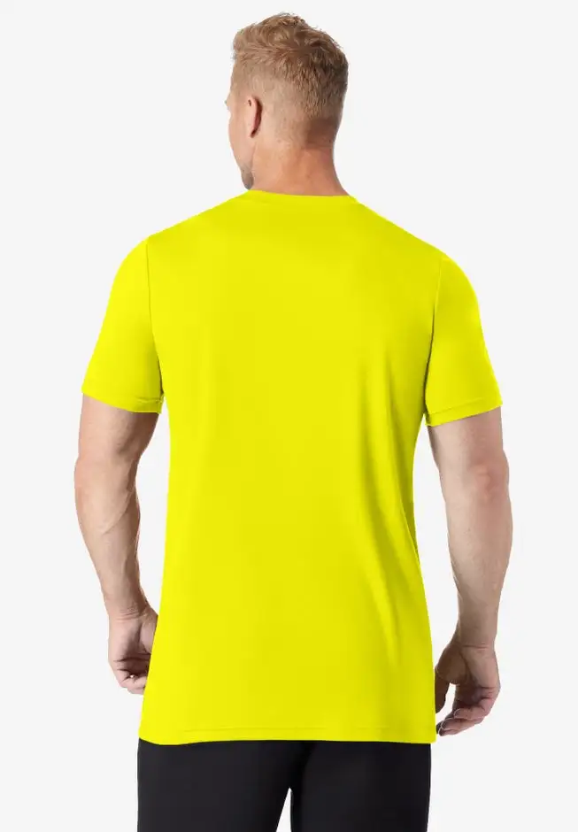 No Sweat Longer-Length Short Sleeve Crewneck Tee