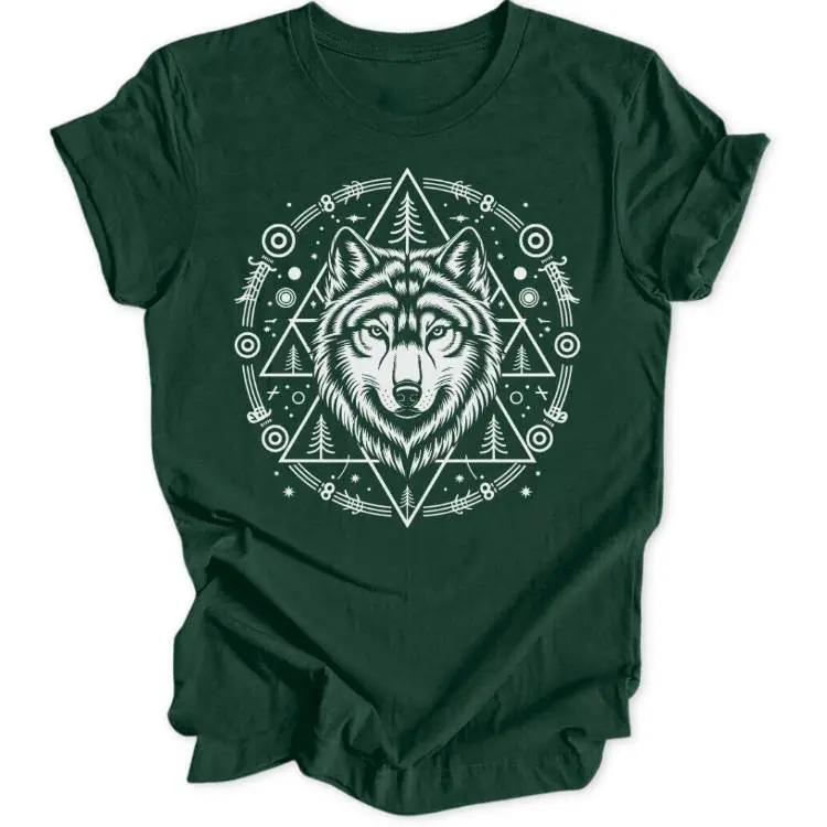 Wolf Mandala Unisex T-Shirt