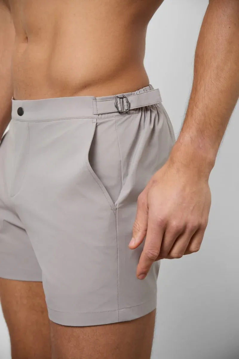 Dark Putty Leisure Daily Swim Short