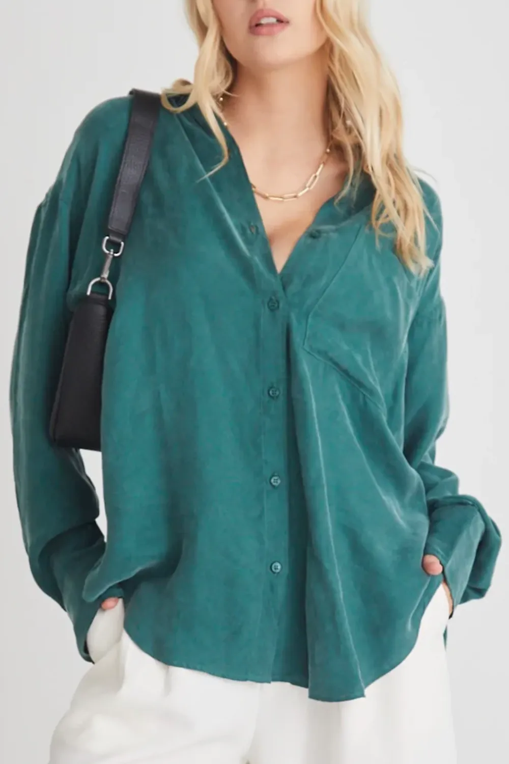 Long Sleeve Oversized Shirt