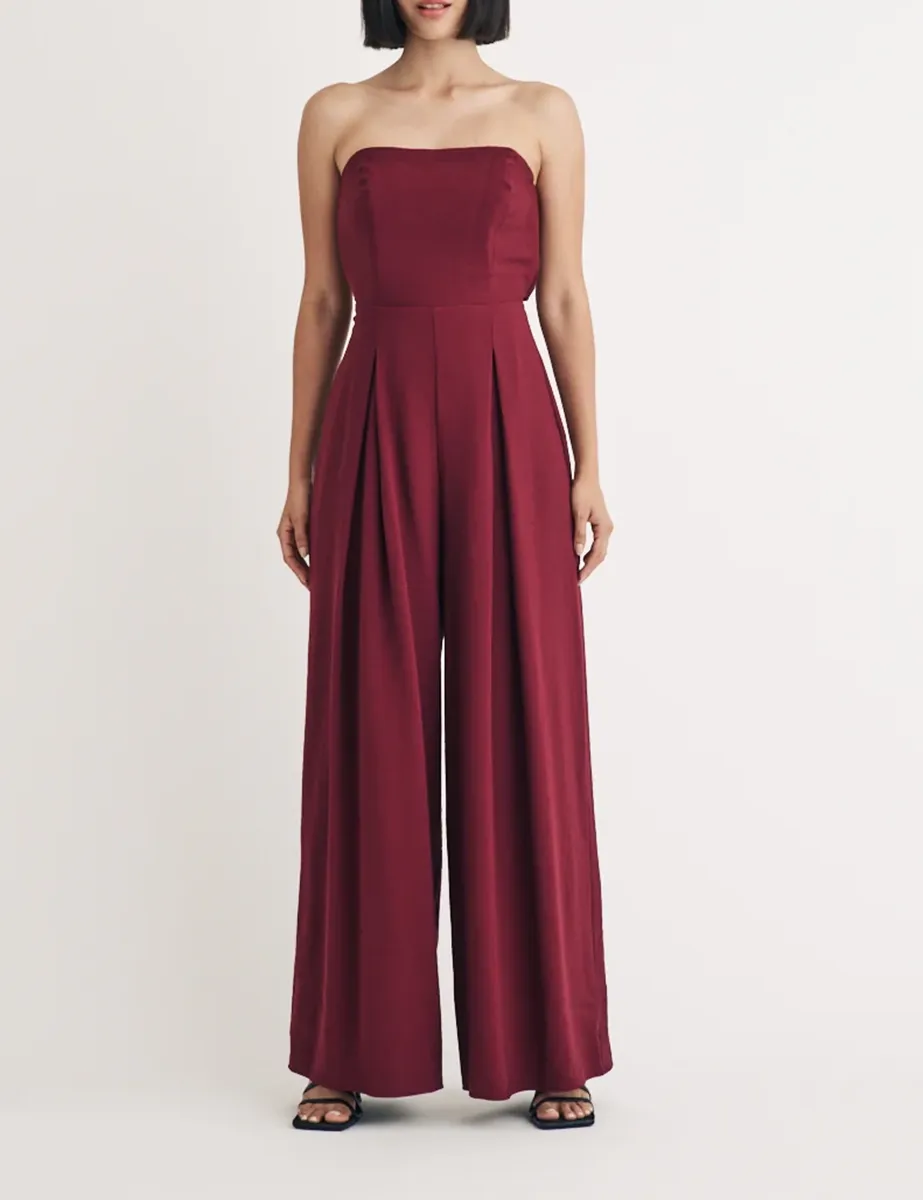 Bandeau Wide Leg Jumpsuit