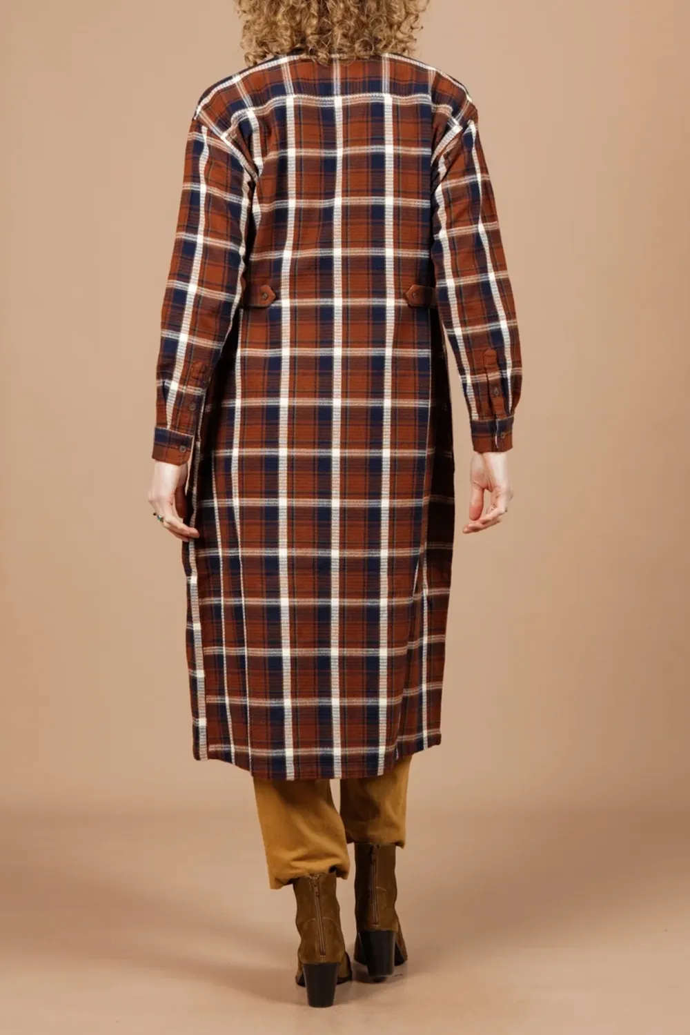 Daily Cotton Button Front Shirt Dress