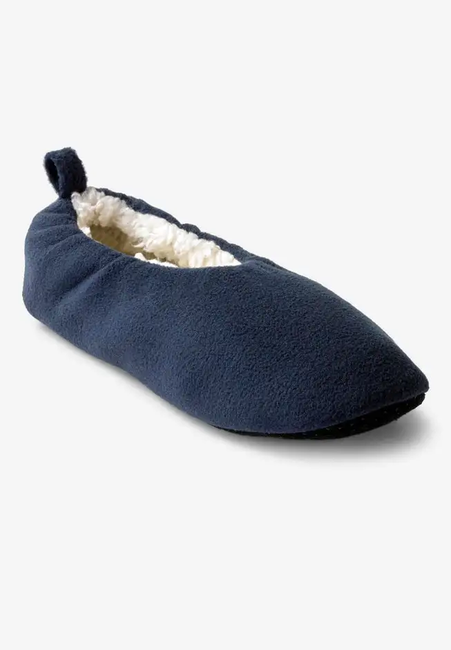 Sherpa lined sock slipper