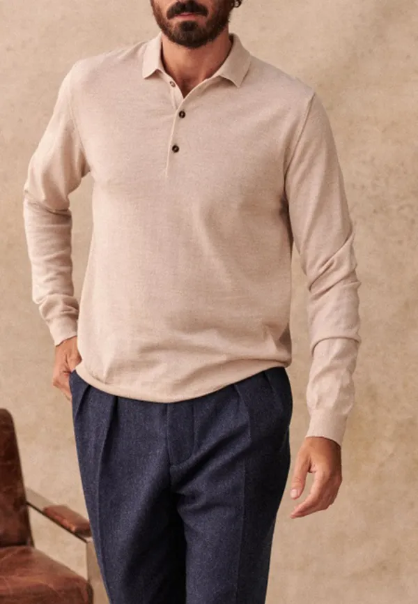 Sweater-Mottled Beige