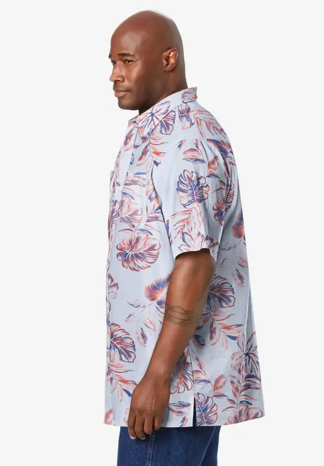 Short-Sleeve Linen Shirt