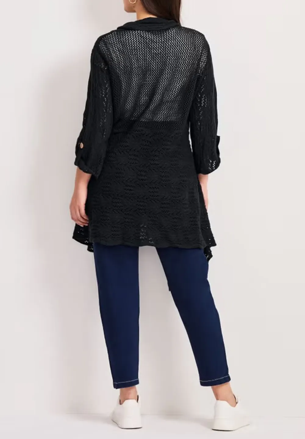 Irregular Hem Cardigan