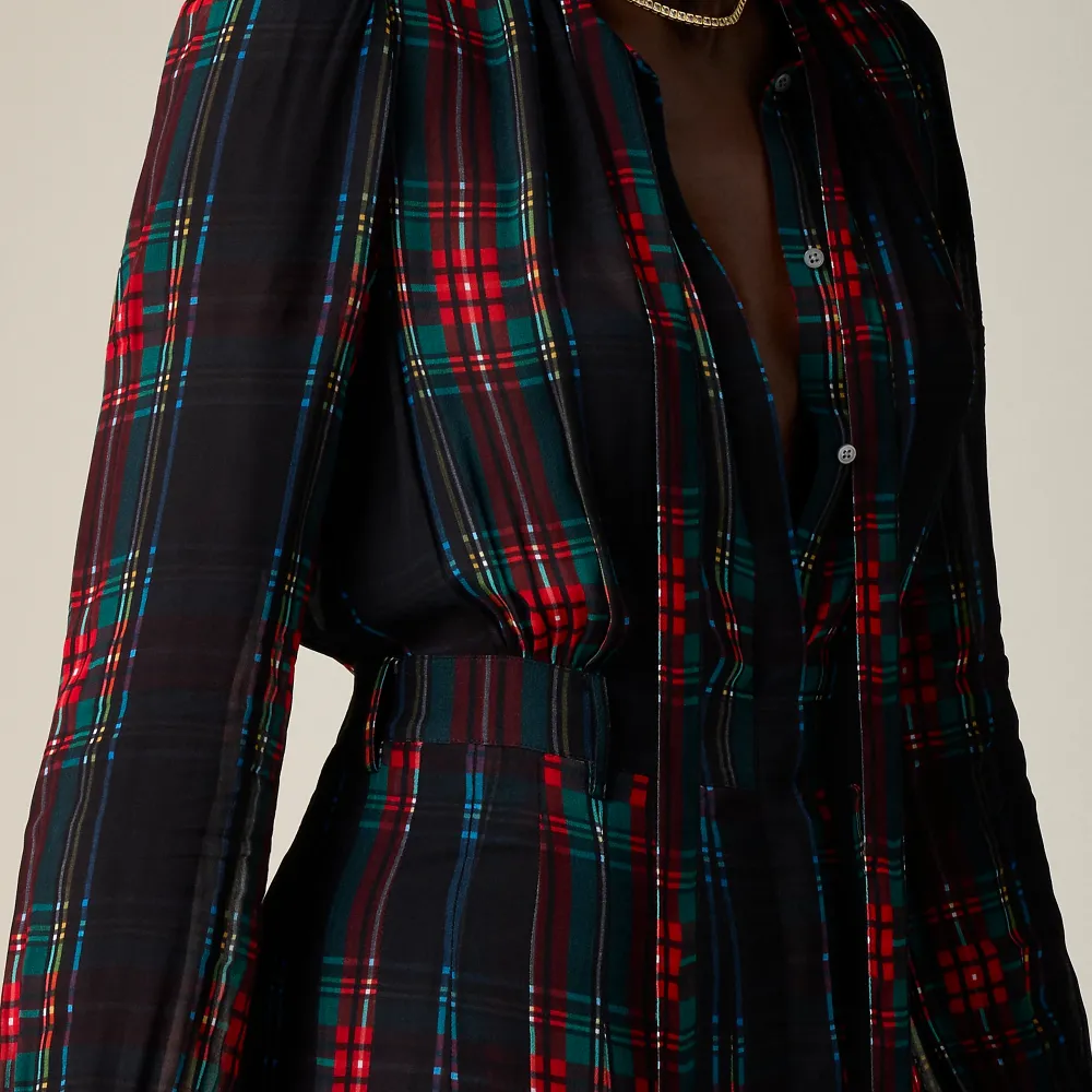 Street Long-Sleeve Cashmere Midi Dresses